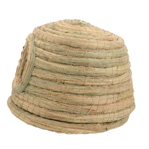 GALPADA Kaninchennest Hasenversteck warmes Bett Kleiner Hase Kaninchenstreu Haustier kleines Tierbett dekoratives Grashaus Haushaltsversteck Grashaus für Kaninchen Hasengrasnest Stroh GALPADA Kaninchennest Hasenversteck warmes Bett Kleiner Hase Kaninchenstreu Haustier kleines Tierbett dekoratives Grashaus Haushaltsversteck Grashaus für Kaninchen Hasengrasnest Stroh von GALPADA
