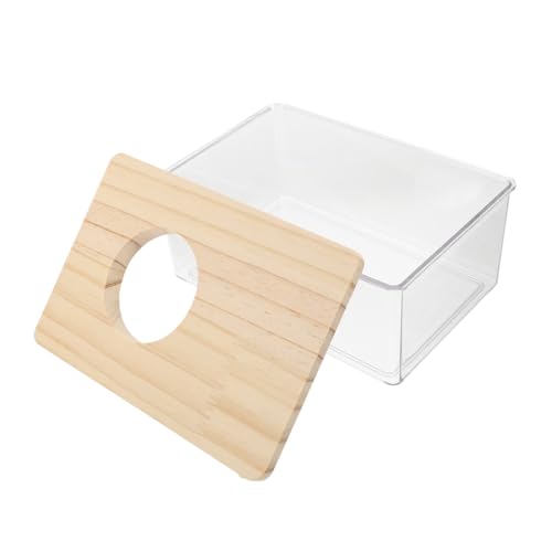 GALPADA Transparente Hamster Sandbad Wanne mit Geschlossenem Design Kompakt und Reisesicher Rechteckige Haustier Badewanne für Hamster und Gerbil Verhindert Sandverschmutzung Zuhause GALPADA Transparente Hamster Sandbad Wanne mit Geschlossenem Design Kompakt und Reisesicher Rechteckige Haustier Badewanne für Hamster und Gerbil Verhindert Sandverschmutzung Zuhause von GALPADA