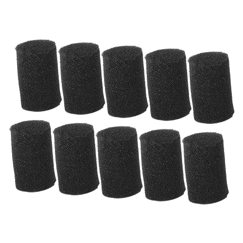 GANAZONO 10 STK Filter-Aquarium Vor Kleines Aquarium Biomedien Für Aquarien Filter Für Aquarien Filterpumpe Für Aquarien Panzer Abs Fischfutterautomat Großes Aquarium Grober Schwamm Black von GANAZONO