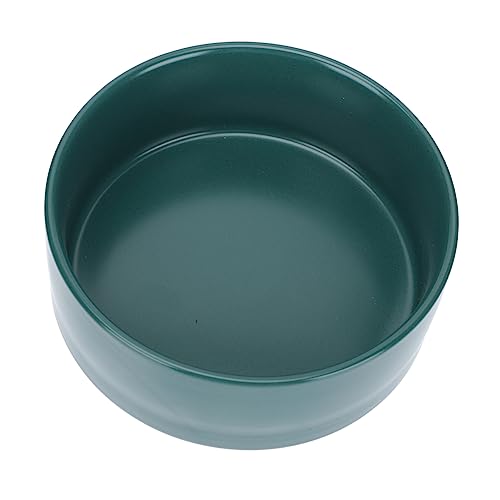 GANAZONO 1Stk Keramikschale Hundenapf Slow-Feeder-Schüssel Eisbecher praktische Nudelschale Instant-Nudelbehälter pet Supplies pet Bowl Wassernapf für Katzen einfache Reisschüssel Green von GANAZONO