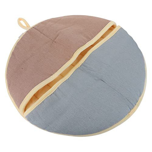 GANAZONO 1Stk Schlafsack cat House katzenhaus katzenbetten cat Bed Beruhigendes Plüschkatzenbett Haustierbett Katze winterliches Haustierbett warmes Hundenest Bettwäsche aus Baumwolle Blue von GANAZONO