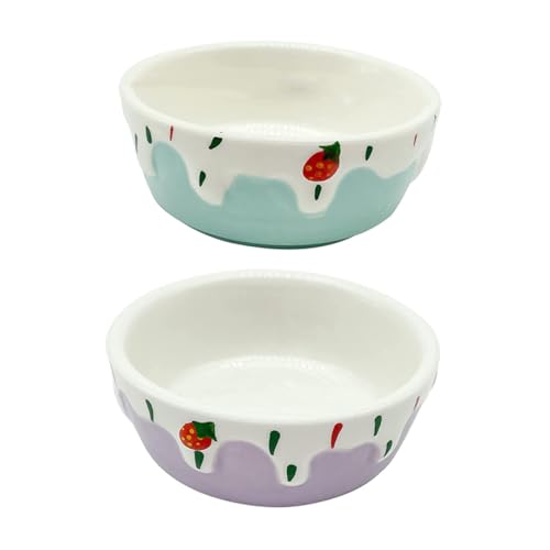 GANAZONO 2 Stück Keramik Futternapf für Hamster Teiliges Blau und Leicht zu Reinigende Schalen Platzsparend Wassernapf für Kleintiere GANAZONO 2 Stück Keramik Futternapf für Hamster Teiliges Blau und Leicht zu Reinigende Schalen Platzsparend Wassernapf für Kleintiere von GANAZONO