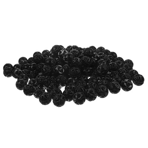 GANAZONO 200St Bio-Kugeln Wasserfilter Bio-Balls Aquarium Bio-Filtermedien Aquarium Bio-Filtertechnologie Wasserpumpe Aquarienfilter Luft Bio Balls Filtermedien Biokugeln für Aquarien Black von GANAZONO