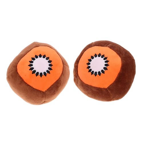 GANAZONO 2Pcs Hund Plüschtier Interactive Dog Toys Dog chew Toy hundeplüschspielzeug Hundespielzeug quietschende Bälle für Hunde interaktives Kauspielzeug Trainingsspielzeug für Haustiere von GANAZONO