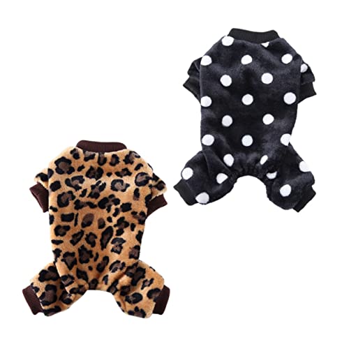 GANAZONO 2St Haustier-Pyjama Jacken Poncho Regenmantel für Haustiere Herbstkostü für Hunde Bausatz Dog Costume hundekostüme Warmer Haustierpyjama Herbst-Haustier-Outfit Polyester von GANAZONO