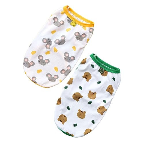 GANAZONO 2St Hundeweste Welpengeschirr Kühlweste für Hunde züchten Hundejagdweste Hundehütte Balsam hundekleidung hundebekleidung hundekleider Haustier Sommerweste Haustierbedarf Polyester von GANAZONO