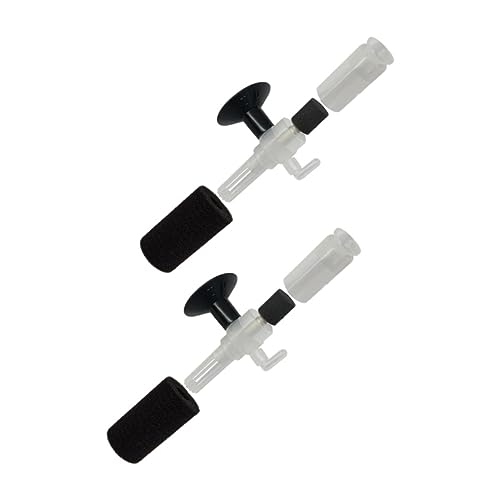 GANAZONO 2st Aquarienbelüfter Dekorationen Für Aquarien Anlage Reiniger Panzer Prüfen Lichtleiste Überwachen Wasser Test Kit Interner Aquariumfilter Pumpe Für Aquarium Uv Black Plastik von GANAZONO