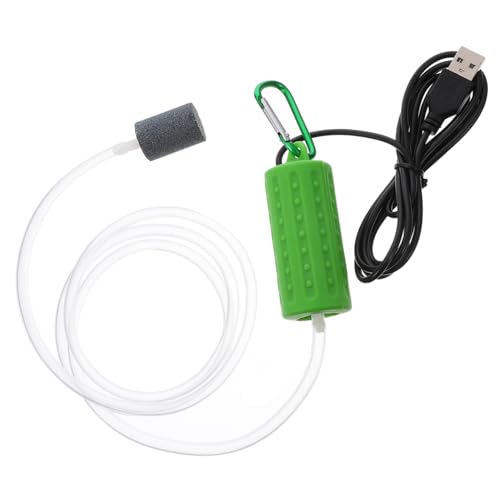 GANAZONO 2st Sauerstoffpumpe Für Fischbecken Luft Im Aquarium Mini Aquarium Sauerstoffpumpe Tank-Oxygenator USB-luftbelüfterpumpe Tragbare Aquarienbelüfterpumpe Kieselgel Klein Wassertank von GANAZONO