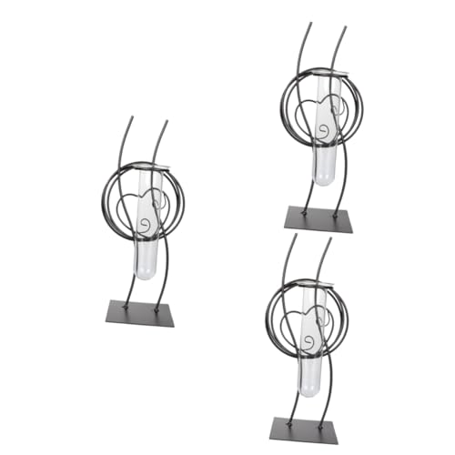 GANAZONO 3 STK Hydrokultur-Pflanzenvase Terrarienbehälter Hydrokulturbehälter aus Glas einmachgläser The Office Ziervase aus Glas Reagenzglasvase aus Glas Persönlichkeit von GANAZONO