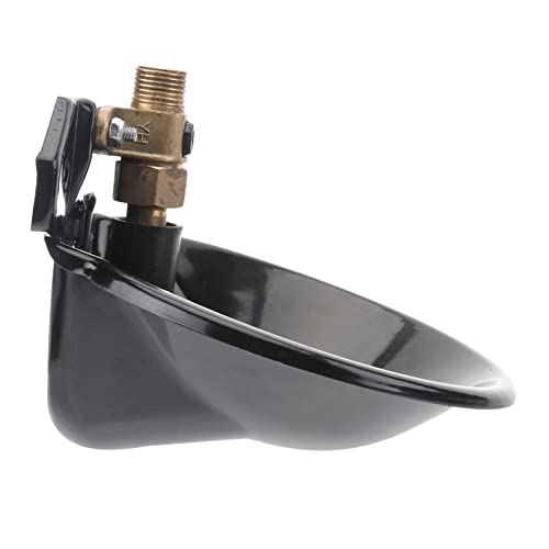 GANAZONO Automatischer Tränkenapf Für Schafe Kühe Und Ziegen Eisenplatte Mit Kupferventil Stabile Wasserzufuhr Für Bauernhof Schwarz GANAZONO Automatischer Tränkenapf Für Schafe Kühe Und Ziegen Eisenplatte Mit Kupferventil Stabile Wasserzufuhr Für Bauernhof Schwarz von GANAZONO