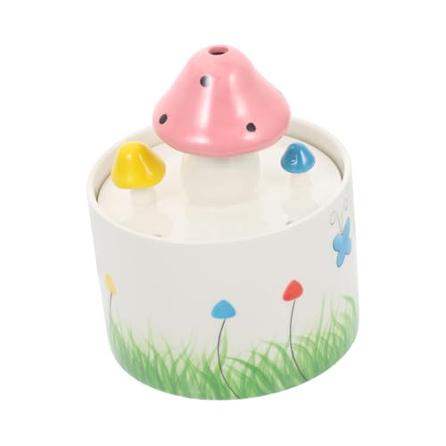 GANAZONO Automatischer Wasserspender für Haustiere Keramik Katzen Wassernapf Cartoon Design Große Kapazität und rutschfest GANAZONO Automatischer Wasserspender für Haustiere Keramik Katzen Wassernapf Cartoon Design Große Kapazität und rutschfest von GANAZONO