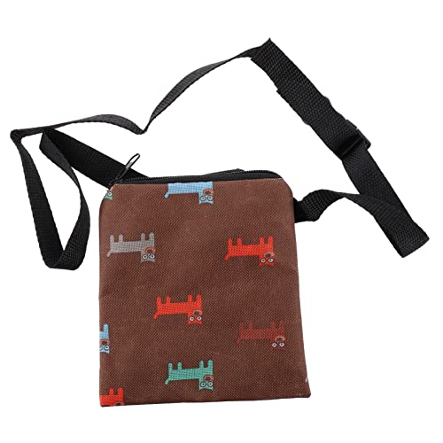 GANAZONO Bauchtasche für Hundetraining Dog Treat Bag Hundekotbeutel Autositz für Hunde Plüsch Taschen Kiste Welpe Beutel für Hundefutter Futterbeutel für Haustiere Stoff (Polyester) Coffee von GANAZONO