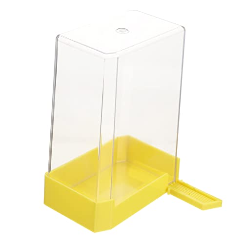 GANAZONO Bee Waterer Cup Dispenser for Water Cooler Plastic Yellow Water Feeder Bees Water Feeder Beekeeping Supplies Vertical Bee Food Beehive Water Dispenser von GANAZONO