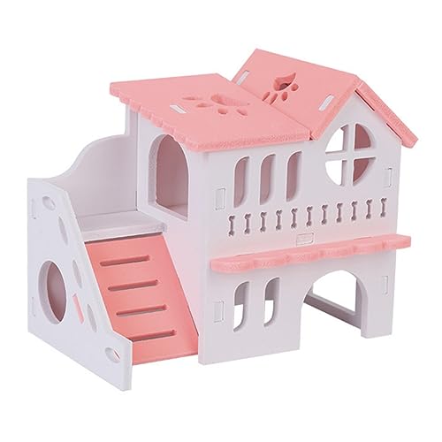 GANAZONO Hamsterhaus Aus Holz Doppelte Etage Spielzeug Für Kleintiere Gemütlicher Rückzugsort Für Hamster Für Spiel Und Ruhe Robust Und Geruchsfrei GANAZONO Hamsterhaus Aus Holz Doppelte Etage Spielzeug Für Kleintiere Gemütlicher Rückzugsort Für Hamster Für Spiel Und Ruhe Robust Und Geruchsfrei von GANAZONO