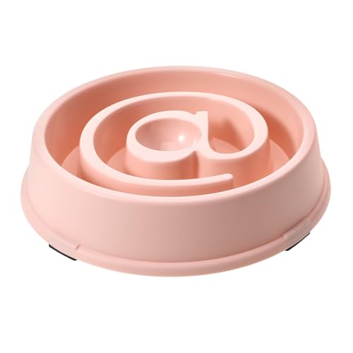 GANAZONO Futterautomat für Haustiere Welpenfutter Hund Erhöhte Futternäpfe Schüssel pet Supplies pet Bowl Tierfutterschale Anti-Choke-Napf für Haustiere Slow Feeder für Haustiere Rosa von GANAZONO