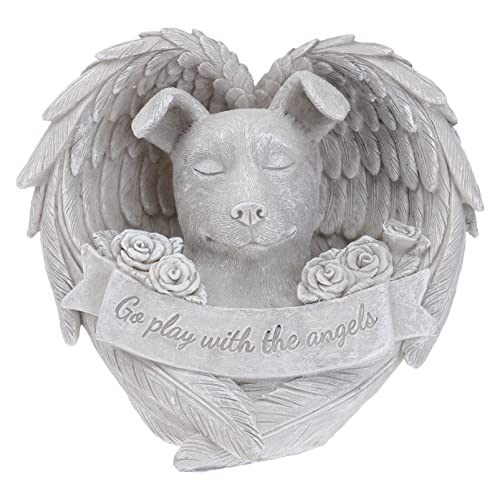 GANAZONO Als Erinnerungsgeschenke Gravures Haustier Memorial Hunde Memorial Statue Hund Grabone Haustier Grabmarker Garten Personalisiert Welpe von GANAZONO