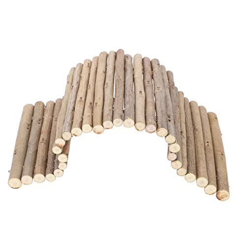 GANAZONO Hamster Versteckbrücke aus Holz Sichere Tunnel für Kleintiere Robust Reinigen für Hamster und Meerschweinchen Bietet GANAZONO Hamster Versteckbrücke aus Holz Sichere Tunnel für Kleintiere Robust Reinigen für Hamster und Meerschweinchen Bietet von GANAZONO