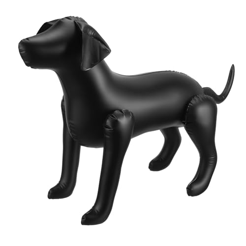 GANAZONO Haustierbekleidungsmodell Züchten Hund Dackel Ausstellungsmodell Haustier-skulptur Black PVC von GANAZONO