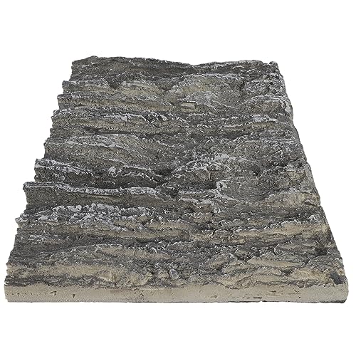 GANAZONO Hintergrund Felsplatte Terrarium Dekoration Aquarium Hintergrundplatte Schildkröte zurück 3D-Aquarium-Hintergründe Bausatz Wand Terrarienhintergrund für Reptilien Pu von GANAZONO