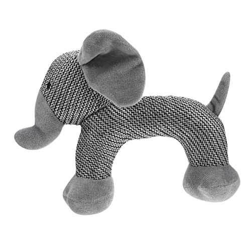 GANAZONO Hund Plüschtier Interactive Dog Toys hundewelpen Hund mittlere Hunde zur Bereicherung für Hunde Haustier Hund Zähne Tiere gestaltetes Grey von GANAZONO