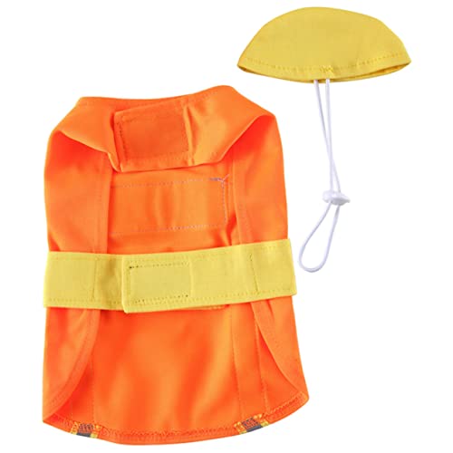 GANAZONO Kleidung Für Haustiere Hund Reflektierende Weste Hund Tuch Hund Männlich Ups Hundekostüm Hundebauweste Kleidung Für Kleine Hunde Hundepflege Hundekostüme Vlies Orange Polyester von GANAZONO