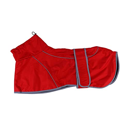 GANAZONO Regenmantel für Haustiere Overall für Hunde Umweltfreundliches Material Rot 3XL für Outdoor-aktivitäten von GANAZONO