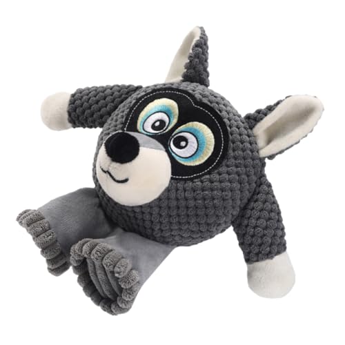 GANAZONO Klingendes für Haustiere knete kauspielzeug Soft Toy Dogs Toys Dog Toys Hundespielzeug im Freien Kauer entzückendes Welpenspielzeug Plüsch-Welpen- Grey von GANAZONO