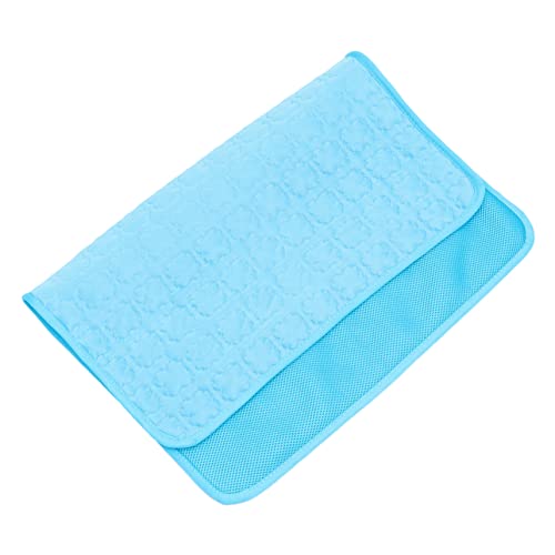 GANAZONO Kühlmatte Für Haustiere Waschbare Eiskissen Für Katzen Selbstkühlendes Pet Ice Silk Pad Für Kühlt Und Sorgt Für Schlaf von GANAZONO