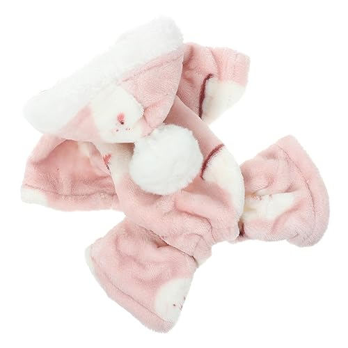 GANAZONO Kühlweste Für Hunde Groß Kühldecke Für Hunde Hundekostüme Warmhaltende Hundekleidung Hunderegenmantel Für Kleine Hunde Haustier Hunde-Hoodie Bequeme Hundekleidung Baumwolle Rosa von GANAZONO