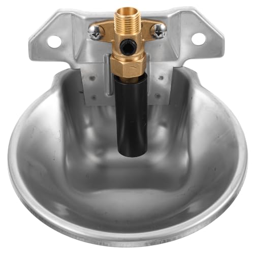 GANAZONO Automatischer Viehtränker Aus Edelstahl Praktische Und Wassersparende Tränke Für Rinder Schafe Ziegen Und Andere Nutztiere Einfacher Wasserzufluss Für Sauberes Trinken GANAZONO Automatischer Viehtränker Aus Edelstahl Praktische Und Wassersparende Tränke Für Rinder Schafe Ziegen Und Andere Nutztiere Einfacher Wasserzufluss Für Sauberes Trinken von GANAZONO