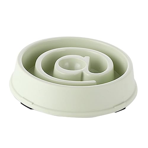 GANAZONO Langsamer Futterspender für Hunde pet Bowl hundekot Haustiernapf Haustierfressnapf Hund Platte Hundenapf mit Ständer Slow Feeder für Haustiere Futterautomat für Haustiere Green von GANAZONO