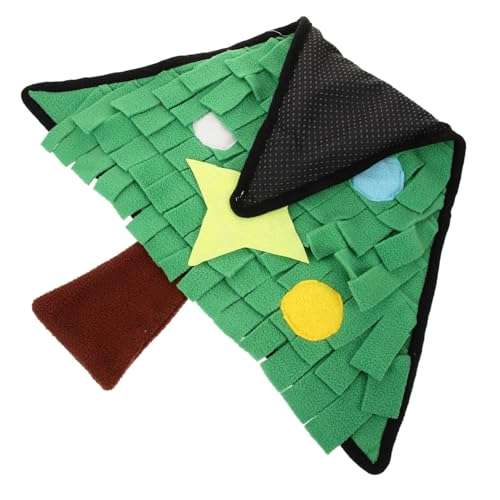 GANAZONO Pet Sniffing Pad für Haustiere Hund Haustierspielzeug Plüsch Futterspender Dog Training Pads entzückende Schnüffelmatte fütterungsmatte für welpen Tiermatte Flanell Green von GANAZONO