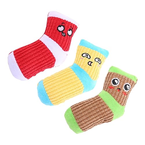 GANAZONO Robustes Kauspielzeug Für Hunde Kreative Socken Designs Bissfestes Für Zähne Interaktives Haustierspielzeug von GANAZONO