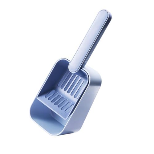 GANAZONO Schaufel für Katzenstreu Schaufeln für Katzenstreu spülbar Katzenkamm außen Wurf cat Litter Shovel katzenstreu schippe Katzenbedarf Haustier-Katzenstreu-Schaufel PVC Blue von GANAZONO