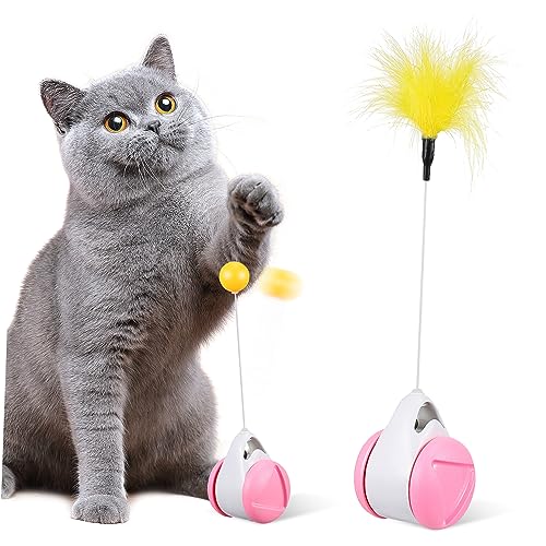 GANAZONO Selbstlustiges Katzen Stick Balance Schaukelauto 1 Stück Leckerbissen Für Katzen Katzen Plüschspielzeug Interaktives Katzenspielzeug Ball Kätzchen Katzen Im Innenbereich von GANAZONO