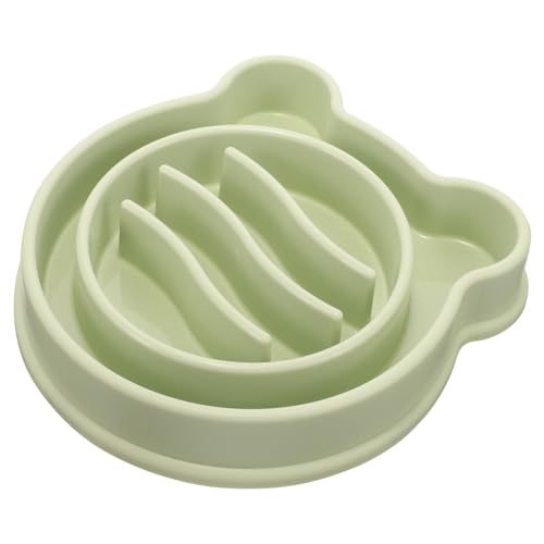 GANAZONO Slow-Food-Bowl Schüssel Haustier Welpe Züchten Slow Feeder Hundenapf Rosa Hundefutternapf Hundenapf Mit Ständer Windeln Kleiner Futternapf Für Tiere Hund Wassernapf Light Green Pp von GANAZONO