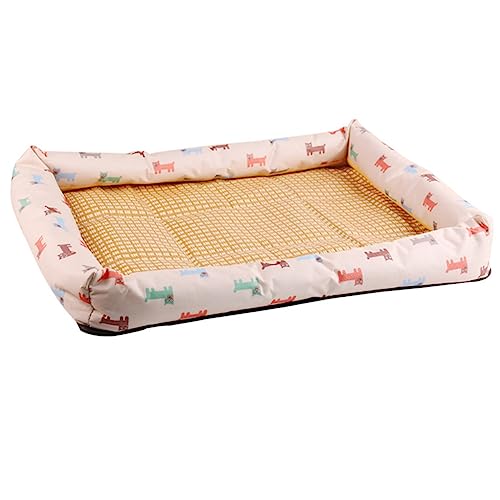 GANAZONO hundebett Matte kühlendes Haustierbett Hundebett mittel erhöhtes hundebett beheiztes Haustierbett kühlmatten für Haustiere Dog beds Sommer kühlmatte Sommerkühlmatte für Haustiere von GANAZONO