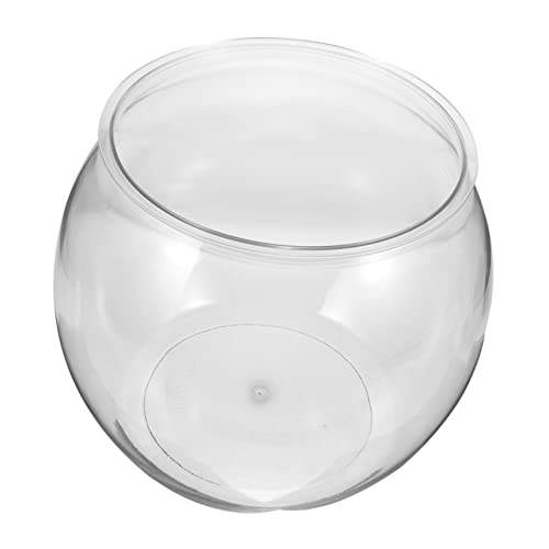 GANAZONO transparentes Aquarium Obstschale für Aquarien Aquarium Pumpe Wasser- Fischpumpe Fischfutter schildkröten Aquarium Kompaktes Aquarium transparente Fischschale Fischglas Plastik von GANAZONO