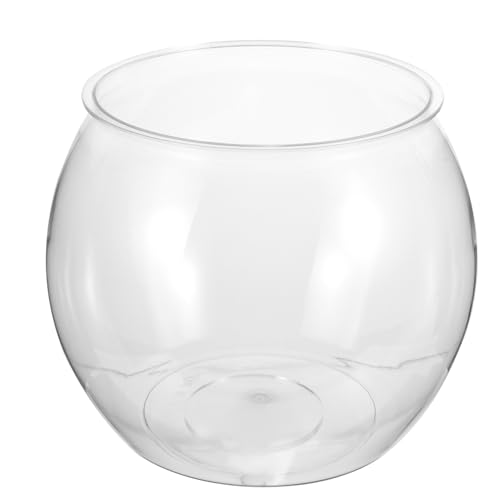 GANAZONO transparentes Aquarium Schüssel randlos Fischglas Dekorationen für Aquarien künstlich raumdeko schöafzimmerdeko Aquarium Mini Aquarium-Ornament Fischbecken aus Kunststoff Plastik von GANAZONO