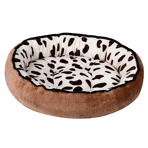 GANAZONO universelles Hundenest pet Bed petbett Katzen Sofa cat House Dog Bed kleines hundebett Katzenbett Katzenhaus im Freien Katzendecke Welpennest Schlafbett für Welpen Tuch Light Brown von GANAZONO