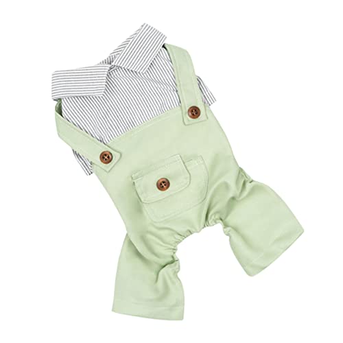 Hunde-Overalls Bausatz Hundedekor Welpenzahnen Hunde-Outfit Welpenkleidung Hose Hundebekleidung Hundekleidung dekorative Kätzchenkleidung Sommerkleidung für Welpen Polyester Green GANAZONO von GANAZONO