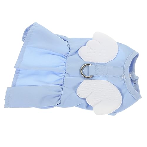 Outdoor-Haustierweste Halloween-Kostüme für Hunde Hund hochzeitskleid Welpe sommerkleif hundekleidung sommerlicher hunderock entzückende Haustierweste Baumwolle Polyester Sky-Blue GANAZONO von GANAZONO