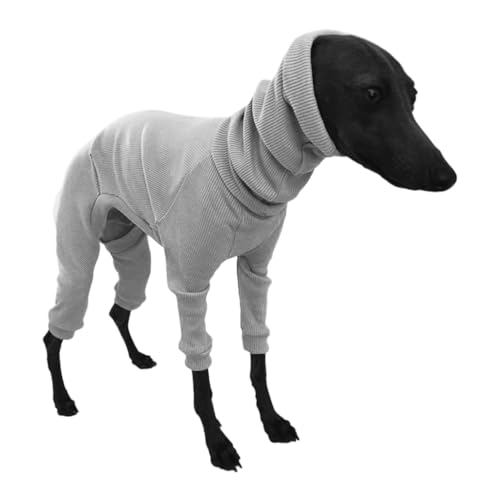 GANYKQ Hunde-Sweatshirt für kleine, große Hunde, Rollkragenmantel, Welpenbekleidung, Pullover, Welpen-Pyjama, Hundemantel von GANYKQ