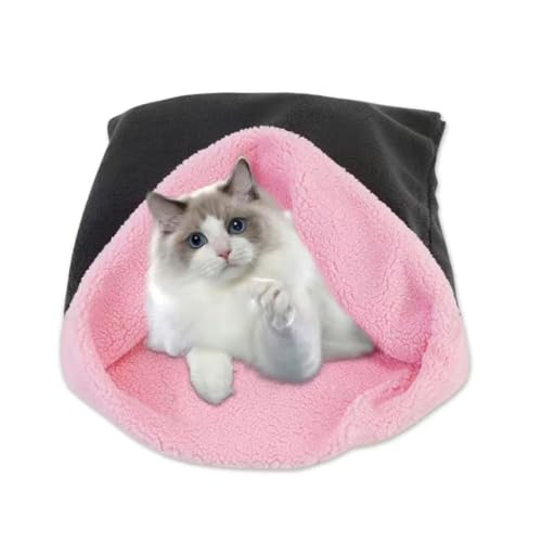 GANYKQ Taschen-Katzenbett, Katzenschlafsack für Innenkatzen, beruhigendes Bett, waschbar, Tasche, Haustierbett, Nestbett von GANYKQ