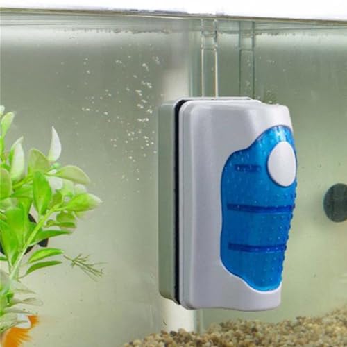 GAOHOU Magnetischer Glasreiniger für Aquarien, Scheuerbürste, schwimmender magnetischer Glasalgen-Schrubber für Aquarien (XL) von GAOHOU