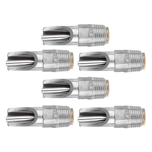 GAROZATION 6pc Edelstahl Waterer Feeder Splashproof Auto Drink Tool Verdickt Ziegen Feeder Viehzucht Zubehör von GAROZATION