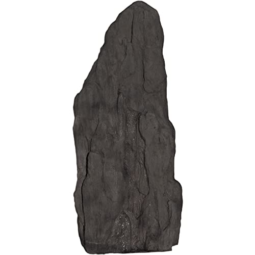 GARTENDEK 'Wasserspiel Stein für Garten - Standbrunnen Teichzubehör - Monolith (Kunststeine), LxBxH = 83x42x186cm (XL, Dunkelgranit Quarz) von GARTENDEK