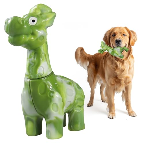 GASAPET Kauspielzeug für Hunde für aggressive Kauer, Hundespielzeug für große Rassen – Giraffenform, langlebiges Hundespielzeug – robustes Hundespielzeug für kleine, mittelgroße und große Hunderassen von GASAPET