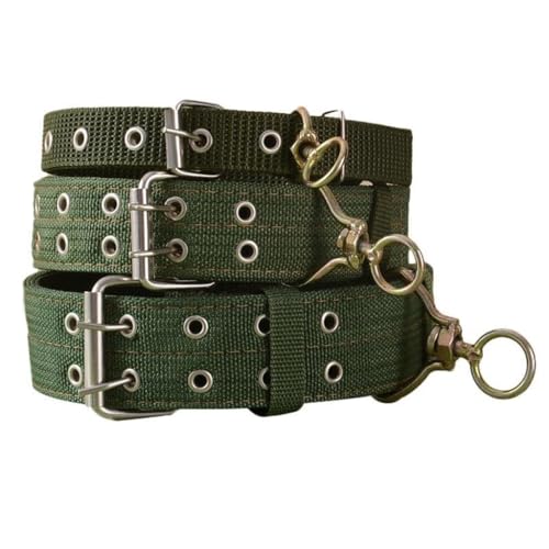 GDJGNUDK Taktisch Hundehalsband, Nylon Hunde Halsband, Gepolstert, Metallschnalle, für Mittlere Große Hunde Jagd Training Freizeit(L) von GDJGNUDK