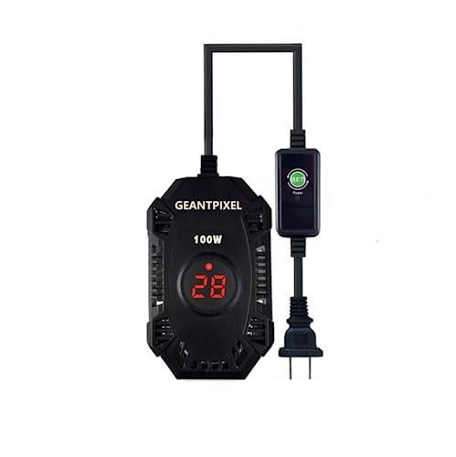 GEANTPIXEL Kleine Aquarienheizung mit integriertem Thermometer (Transformer_25 W) von GEANTPIXEL